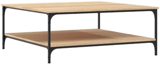 Couchtisch, Sofatisch Sonoma-Eiche 100x100x40 cm Holzwerkstoff