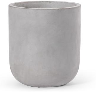 Blumentopf Übertopf Kübel Beton "Dora-Tall" 30x34cm Grau Indoor u. Outdoor