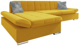 Ecksofa Montana Premium (Farbe: Otusso 14 + Otusso 14 + Sorriso 04, Seite: Links)