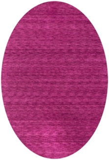 Morgenland Gabbeh Teppich - Softy - Uni - oval - 230x150 - Lila