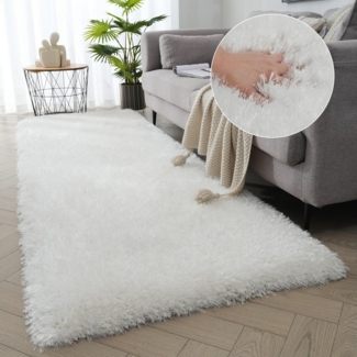 Guido Maria Kretschmer Home&Living Hochflor-Läufer Micro exclusiv Teppich, sehr hoher Flor, weich durch Mikrofaser, rechteckig, Höhe: 78 mm, weich, Microfaser, unifarben, Schlafzimmer, Wohnzimmer, Esszimmer