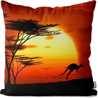 VOID Kissenbezug, (1 Stück), Kanguru Australien Melbourne känguru abenteuer tier australien sonne