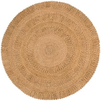 vidaXL Teppich Jute Handgeflochten 150 cm Rund 344951