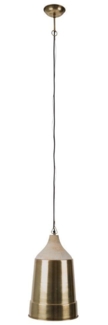 Pendelleuchte Wood Top Messing von DutchBone