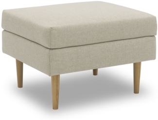 Gartenlounge Hocker Braelyn 70x46x60 mit Outdoorbezug in sand