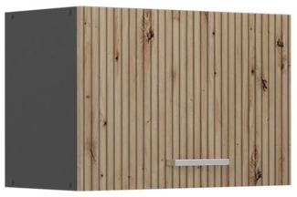 Vicco Hängeschrank R-Line, Artisan-Eiche/Anthrazit, 60 cm Flach