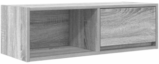 vidaXL TV-Schrank Grau Sonoma 80 x 31 x 25,5 cm Holzwerkstoff 861464