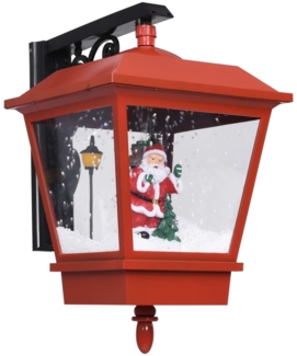 vidaXL Weihnachts-Wandleuchte mit LED-Licht und Weihnachtsmann Rot 289927