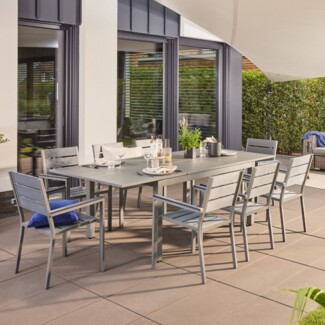 HOME DELUXE Gartentisch ausziehbar CASA - 160/240 x 100 cm
