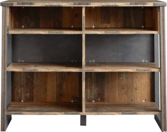Bar Plano / Prime , Holzwerkstoff , Grau, Holzfarben , 140 x 105 x 48 cm