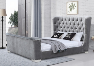 HTI-Living Bett Bett 140 x 200 cm Yuna (1-tlg, 1x Bett Yuna inkl. Lattenrost, ohne Matratze)