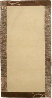 Nepal Teppich - 140 x 70 cm - beige