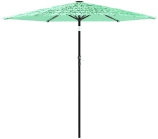 vidaXL Sonnenschirm mit Stahlmast Grün 223x223x213 cm 4005099