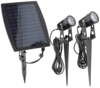LED's light LED Solarleuchte 1000424 Solar LED-Gartenspots, LED, 1,5W warmweiß