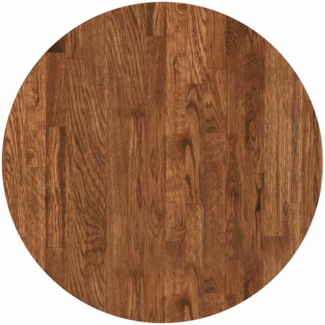 vidaXL Tischplatte Braun Ø 50 x 2.5 cm Massives Eichenholz 42016008