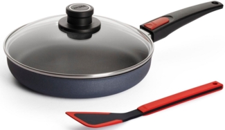 WOLL MADE IN GERMANY Bratpfanne Diamond Lite, Aluminium (Set, 3-tlg), Induktion, inkl. Pfannenwender, abnehmbarer Stiel, Made in Germany