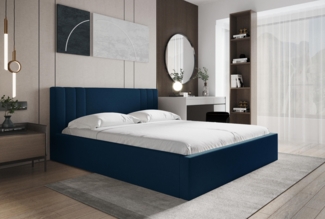 AX LIVING Polsterbett 160 x 200 Bett Flino Design Funktionalität KR09