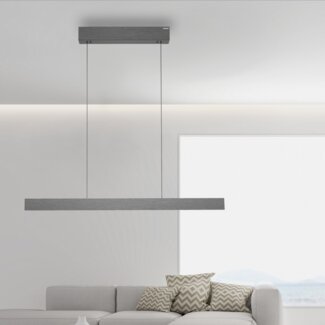 Paul Neuhaus 2570-15 PURE E-MOTION LED Pendelleuchte grau höhenverstellbar