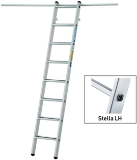 Zarges Regaleinhängeleiter Stella LH mit 10 Stufen