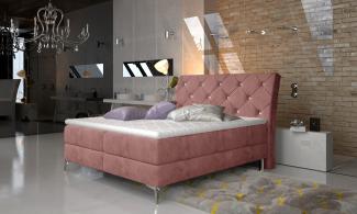 Adel 140X200, Boxspring Bett, Rosa