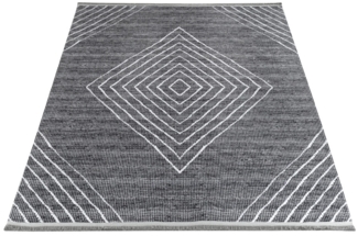 Teppich Efe - waschbar 1010 anthrazit, 120 x 170 cm