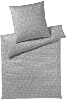 JOOP Bettwäsche Dots graphite|135x200 cm + 80x80 cm