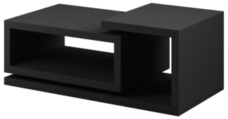 Couchtisch "Bota" Wohnzimmertisch 120x60cm schwarz matt