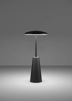 EGLO Tischleuchte PICCOLA, Ein-/Ausschalter, USB-Anschluss mit Ladefunktion, LED fest integriert, warmweiß - kaltweiß, dimmbare Nachttischlampe, Metall, Lampe für Balkon, IP54