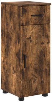 vidaXL Badezimmer Schrank Räuchereiche 30 x 35 x 80 cm Holzwerkstoff 883329