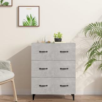 vidaXL Sideboard Betongrau 69,5 x 34 x 90 cm Holzwerkstoff [812163]