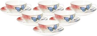 Villeroy & Boch Amazonia Anmut Teetasse mit Untertasse 200 ml 6er Set - DS