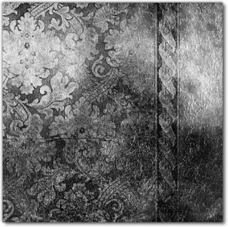 Wallario Möbelfolie Schnörkelmuster in grau