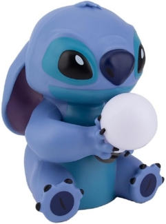 Stitch Licht - Offiziell Lizenzierte Lilo & Stitch Lampe, Disney Sammlerstück, Nachttischlampe für Schlafzimmer, Dekor für Nachtbeleuchtung, Blau