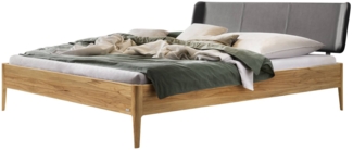 Hasena Lounge Varese 180x200 Wildbuche natur, geölt - Fusshöhe 20 cm Massivholzbett