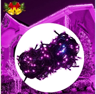 Qualra LED-Lichterkette 20M Weihnachtslichterkette 156/200LEDs Lichterkette Außen Wasserdicht, für Weihnachten Party Garten Innen Deko