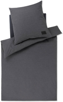 JOOP! Bettwäsche Soft 45001 09 Anthracite Flanell 200 x 200 + 2x 80 x 80 cm