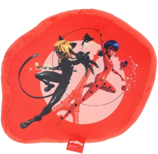 Miraculous Ladybug Dekokissen Velours Kissen Ideal zum Kuscheln und Dekorieren