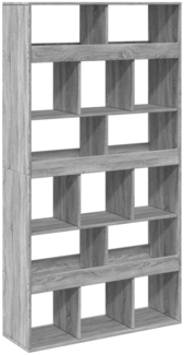 vidaXL Raumteiler Grau Sonoma 100x33x187,5 cm Holzwerkstoff 3309542