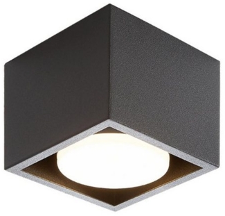 ZMH Deckenspots 1 Flammig Modern Deckenstrahler- GX53 Schwenkbar Wohnzimmer, LED fest integriert, 3000k, Modern Eckig Spots Deckenleuchte Warmweiß Aufbauleuchte für Küche