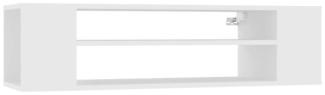 vidaXL TV-Hängeschrank Weiß 100x30x26,5 cm Holzwerkstoff 806229
