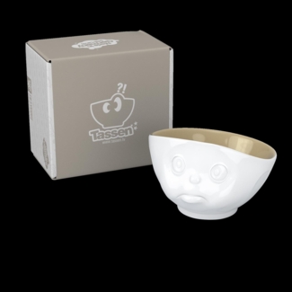 Schmunzel Schale schmollend innen Sand weiß 500ml