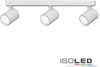ISOLED Wand- und Deckenleuchte GU10 Triple, IP20, weiß matt, exkl. Leuchtmittel