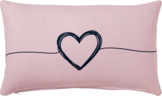 Erwin Müller Kissenbezug Kissenhülle "Herz", (1 Stück), Motiv