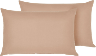 Gartenkissen 2er Set ALMYROS Ohne Muster 50x70 cm Sandbeige