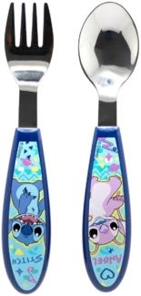 Lilo & Stitch Kinderbesteck Set 2-teilig – Löffel & Gabel mit Motivgriffen