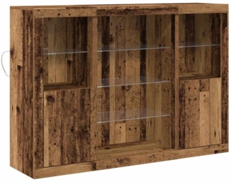 vidaXL Sideboard Altholz 142,5 x 37 x 100 cm Holzwerkstoff 3333120