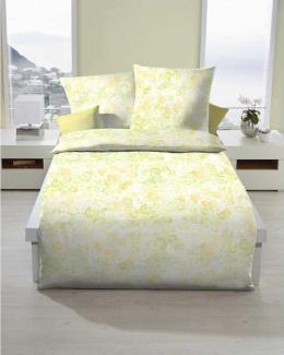 Kaeppel Linon Bettwäsche Eden Limone 135x200 cm + 80x80 cm