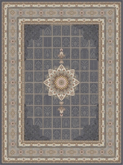 Morgenland Orientalischer Webteppich - Eastern Elegance - rechteckig - 350x250 - Grau