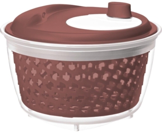 Rotho Salatschleuder FRESH 4,5 l, iron rot