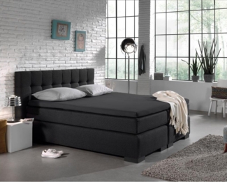 Sitheim-Europe Spannbettlaken Topper-Spannbettlaken Boxspringbett aus gekämmter Baumwolle, Jersey / Baumwolle, Gummizug: Rundum, (1 Stück), hält die Wärme im Winter Schön kühl und atmungsaktiv im Sommer